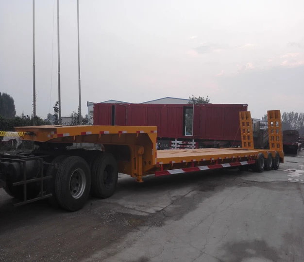 Used Low-platform Semi-trailer factory